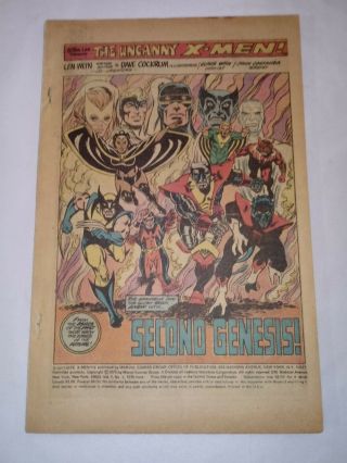 Rare 1975 Giant - Size X - Men 1 First Appearance X - Men Coverless O/w Complete