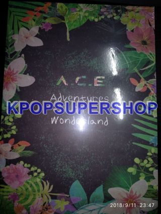A.  C.  E Adventures In Wonderland Cd Rare Oop Night Ver Photocards Stand