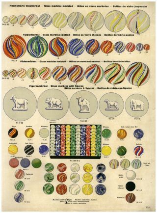 1930 Paper Ad Toys Rare Color Glass Marbles Marbled Twisted Animals Onyx Opal