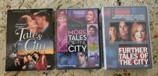 Tales Of The City,  More & Further Dvd Complete Tv Series R1 Rare Oop Gay Lgbt