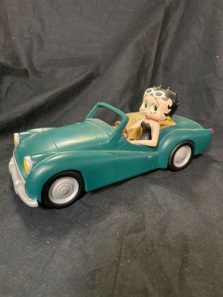 Extremely Rare Betty Boop In Green Car Demons & Merveilles Figurine Statue