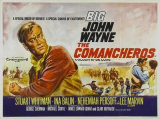 Rare 16mm Feature: The Comancheros (fuji Color) John Wayne / Lee Marvin