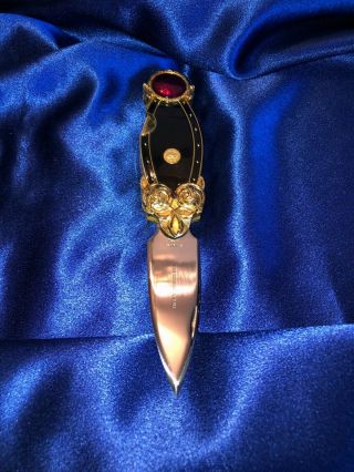 VERY RARE XENA FRANKLIN KNIFE PROP With Chakram & Breast Plate Adornments 2