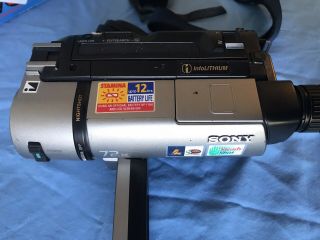 VERY Rare Sony CCD - TRV 615 Hi8,  8MM XRAY Camcorder NTSC Player.  MADE IN JAPAN. 2