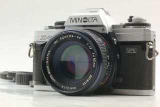 【rare Exc 4】minolta X - 700 35mm Slr Film Camera Silver & Mc Rokkor 50mm F1.  7 744