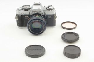 【RARE Exc 4】Minolta X - 700 35mm SLR Film Camera Silver & MC Rokkor 50mm F1.  7 744 2
