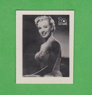 1951 - 52 Swedish Idolbild 688 Marilyn Monroe Rare