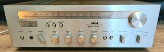 Rare Vintage Akai Aa - 1020 Stereo Receiver Amplifier Amp Hifi Separate - Vgc
