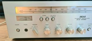 Rare Vintage AKAI AA - 1020 Stereo Receiver Amplifier Amp HiFi Separate - VGC 2