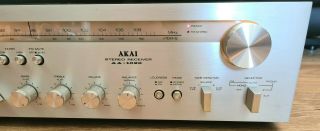 Rare Vintage AKAI AA - 1020 Stereo Receiver Amplifier Amp HiFi Separate - VGC 3