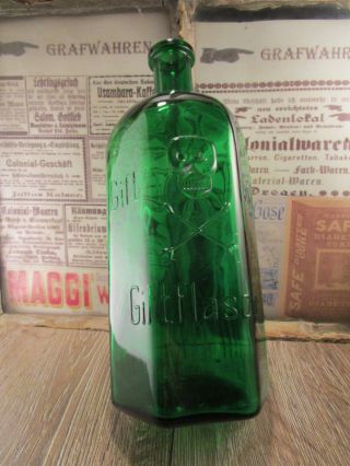 , Rare,  Kh - 18 Poison Bottle / Extr.  Large / 1000ml / Giftflasche / Poison Green