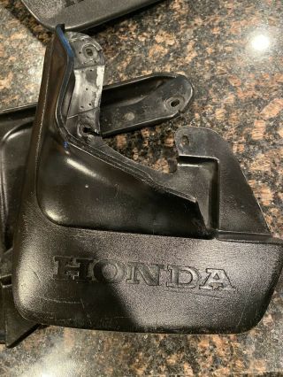 Rare 88 - 91 Civic Crx Oem Front Mud Guards,  Mud Flaps.  Very Hard To Find