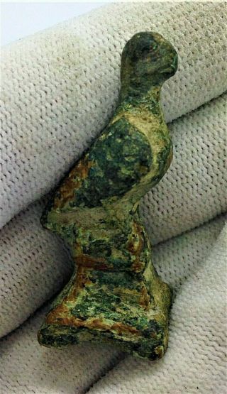 Ancient Roman Bronze Military Eagle Statue - Incredibly Rare 100bc (full)