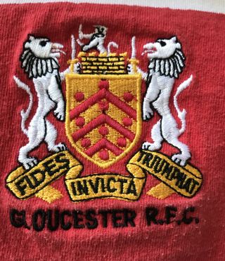 Vintage Rare Gloucester RFC Rugby Shirt Size 46 3