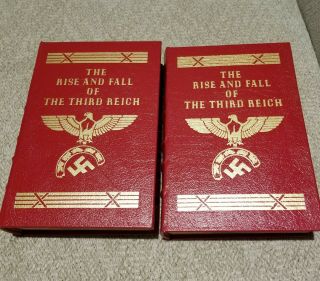 Easton Press The Rise & Fall Of The Third Reich Vol.  1 & 2 Rare