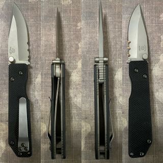 Buck Knife 881 Small Strider Bos Ats34 Steel Spear Point Liner Lock Knife Rare