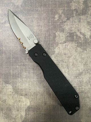 BUCK KNIFE 881 SMALL STRIDER BOS ATS34 STEEL SPEAR POINT Liner Lock Knife Rare 3