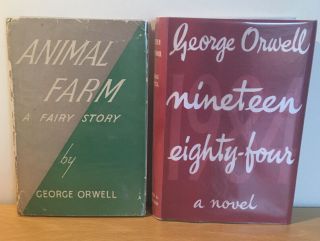 George Orwell Rare First Edition Animal Farm & Nineteen Eighty Four 1st/2nd