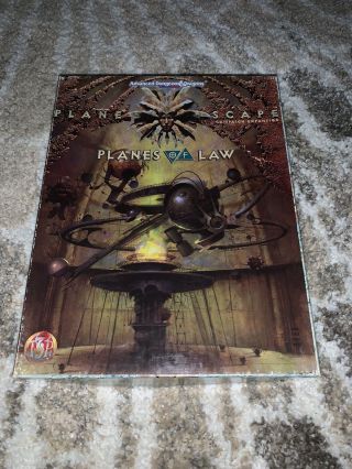 Tsr Ad&d 2nd Ed Planescape Box Set - Planes Of Law (very Rare And Complete)