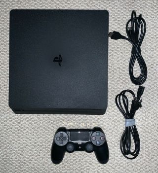 Sony Playstation 4 Slim 1tb Black Console - Rarely,