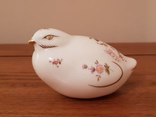 Rare Royal Crown Derby - " Posie Pattern Quail " - Paperweight - 1st Quality.