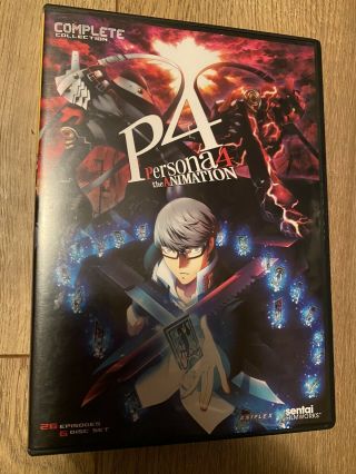 Persona 4: The Animation (dvd,  2014,  6 - Disc Set) Out Of Print Rare Great Set