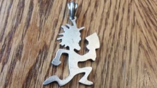 Official 2008 Icp.  925 Silver Rare Hatchetman Charm Twiztid Psychopathic Mcl