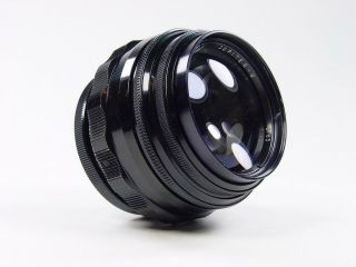 Extremely Rare,  Glossy Painted 85mm F/2 Lens Jupiter - 9 Zenit M42 S/n 7006037