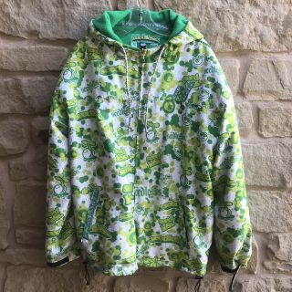 Seedless Clothing Men Xl Rare Find Snow Border Ski Jacket Hood Think Green Coat