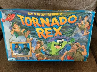 Vintage 1991 Tornado Rex Parker Brothers Board Game - Rare