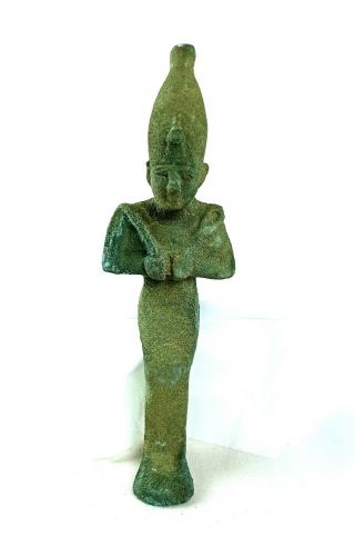 Osiris Bronze Statue Egyptian Antiques Ancient Amulet Sculpture RARE Antiquities 2