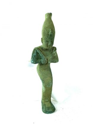 Osiris Bronze Statue Egyptian Antiques Ancient Amulet Sculpture RARE Antiquities 3