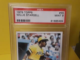 1979 Topps Willie Stargell Pittsburgh Pirates 55 RARE Card PSA 9 3