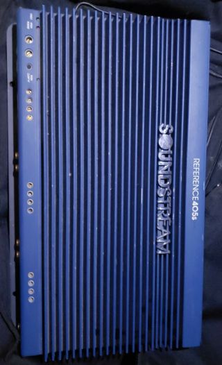 ✷✷ Old School Soundstream Reference 405s 5 Channel Amplifier,  Rare,  Usa,  Sq ✷✷