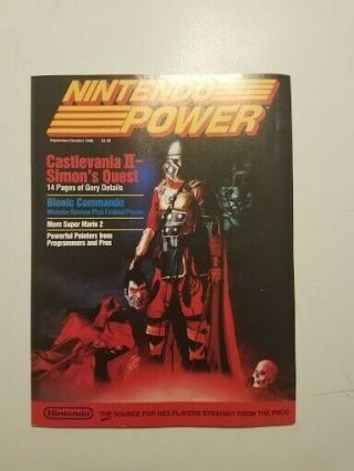 Sept/oct 1988 Nintendo Power Vol.  2 Castlevania Ii Simon’s Quest Complete Rare