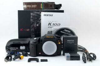 [mint] Rare Pentax K K10d Digital Black Slr Camera Shots 2845 643030