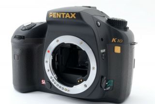 [MINT] Rare PENTAX K K10D Digital Black SLR Camera shots 2845 643030 2