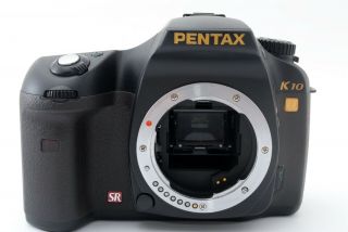 [MINT] Rare PENTAX K K10D Digital Black SLR Camera shots 2845 643030 3