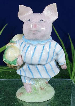 Beswick Beatrix Potter Little Pig Robinson 1st Version Bp1 Gold Very Rare