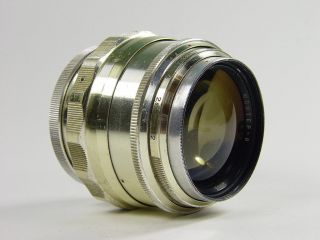 Rarity Extremely rare silver 85mm f/2 JUPITER - 9 Zenit M39 M42 s/n 6603410 3