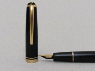 ✒️ Rare Montblanc 252 Fountain Pen 14k Gold Ef Nib Vintage 1950s