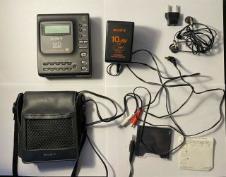 Sony Mz - 1 Minidisc Md Walkman 1992,  Boxed,  And,  Very Rare