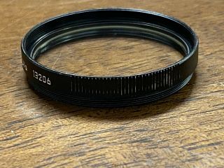 [Very Rare,  5] LEICA E43 UVa Protection Filter 13206 Black From Japan 2