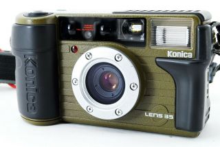 【RARE Olive N 】 Konica Genbakantoku 35 35mm Film Camera Japan 1274 3
