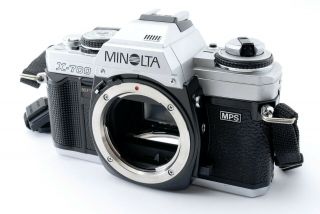 Rare SILVER BODY Exc,  Minolta X - 700 MPS 35mm SLR Camera Japan A0798 2
