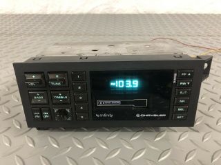 Rare 94 - 97 Dodge Ram Infinity I Am - Fm Radio Stereo Cassette Pushbutton
