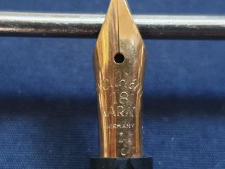 Vintage Pelikan 18k Gold Nib Parts For Pen Pelikan 100n,  101,  Lizard Rare Nib