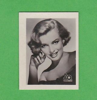 1951 - 52 Swedish Idolbild 517 Marilyn Monroe Rare