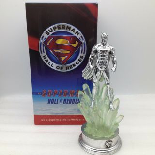 Rare Superman Hall Of Heroes Statue Trophy Figure Kryptonite Gentle Giant 9 Inch