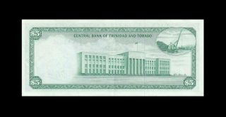 1964 BRITISH COLONY TRINIDAD & TOBAGO QEII $5 RARE ( (EF, )) 2